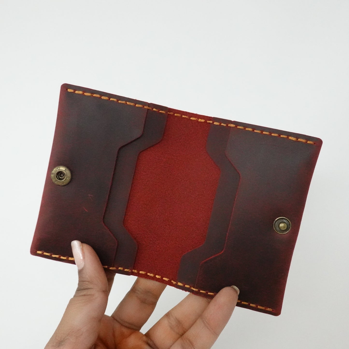 Genuine Leather Slim Card Case Wallet