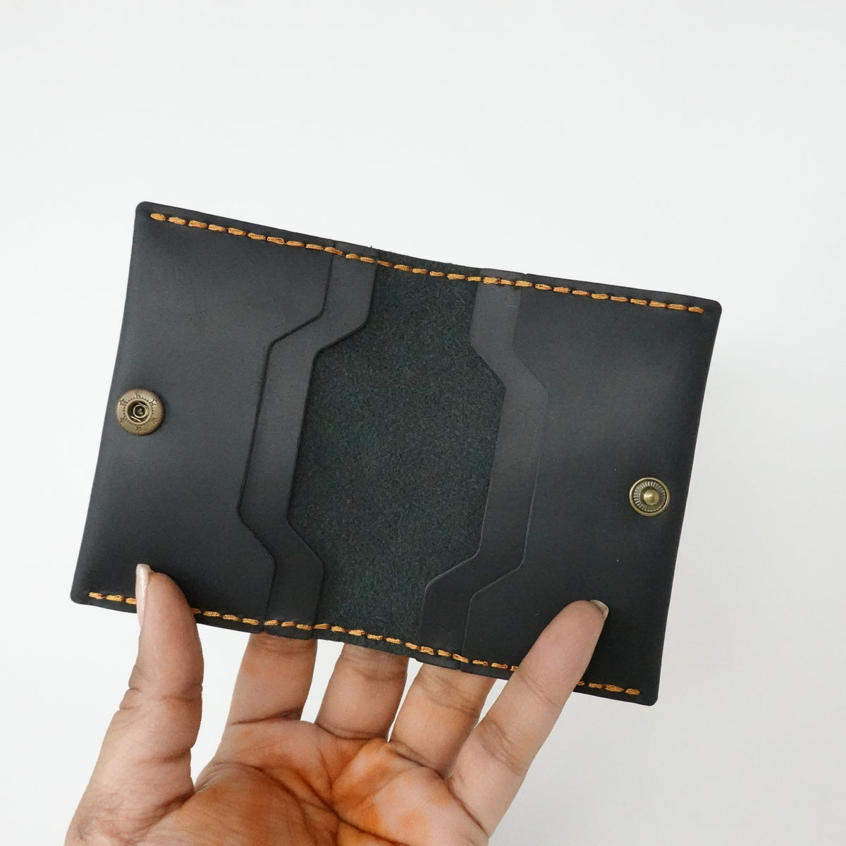 Genuine Leather Slim Card Case Wallet