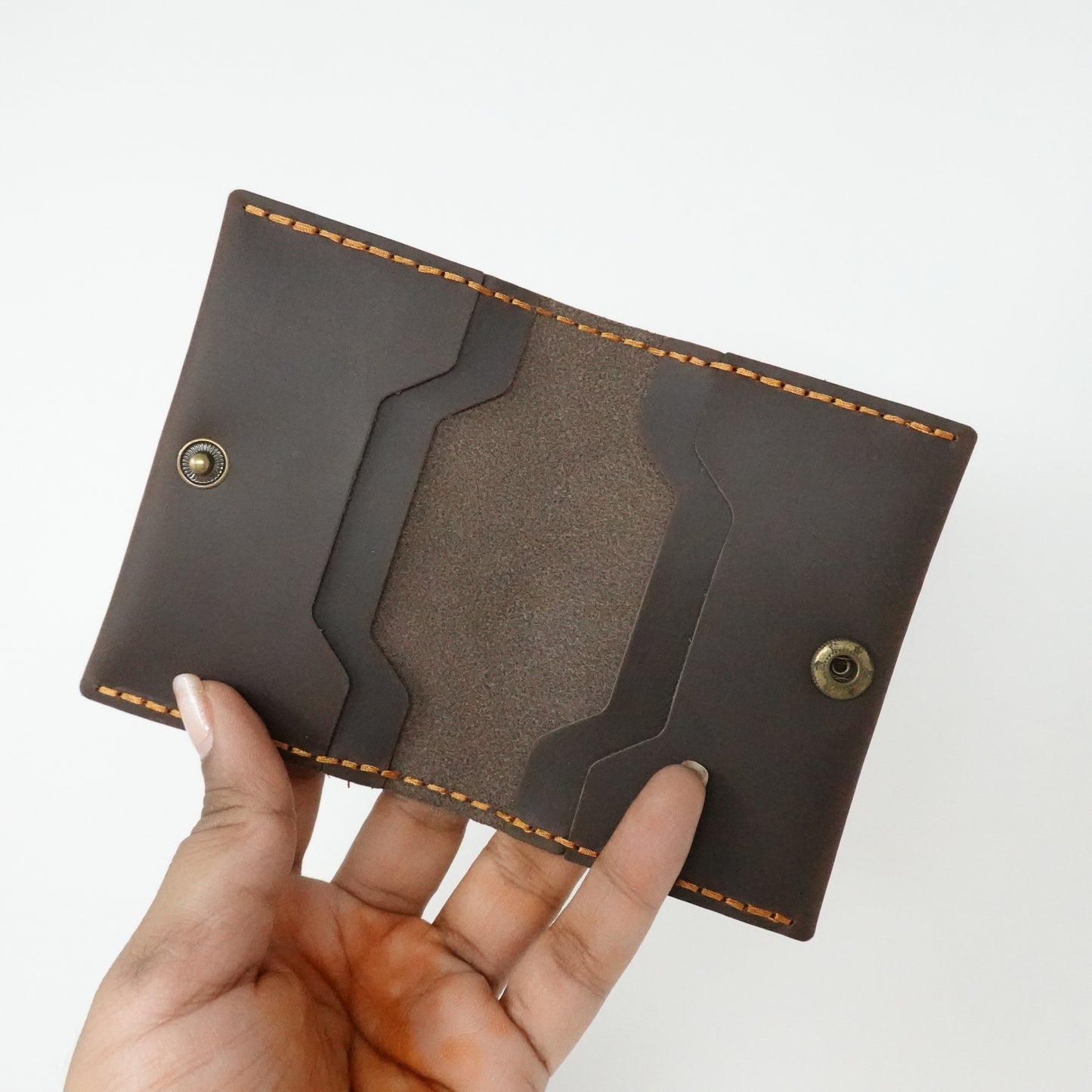 Genuine Leather Slim Card Case Wallet
