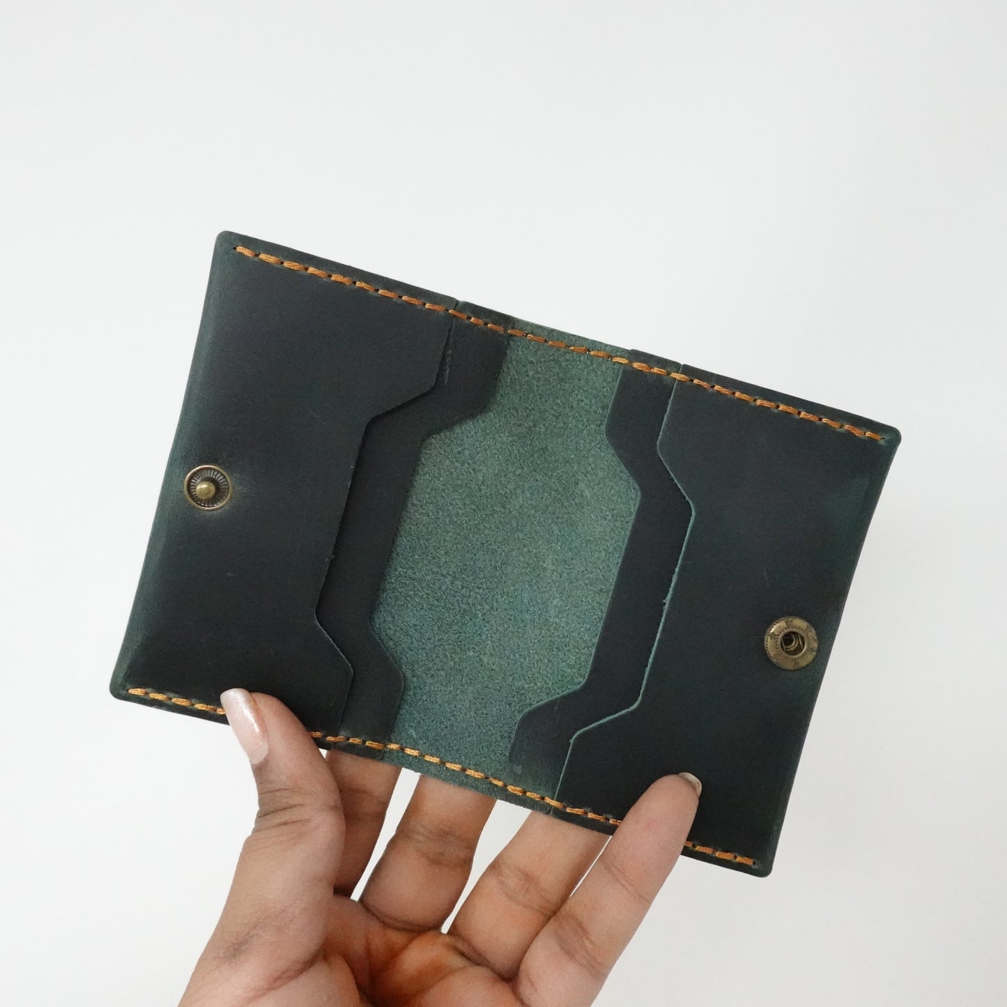 Genuine Leather Slim Card Case Wallet