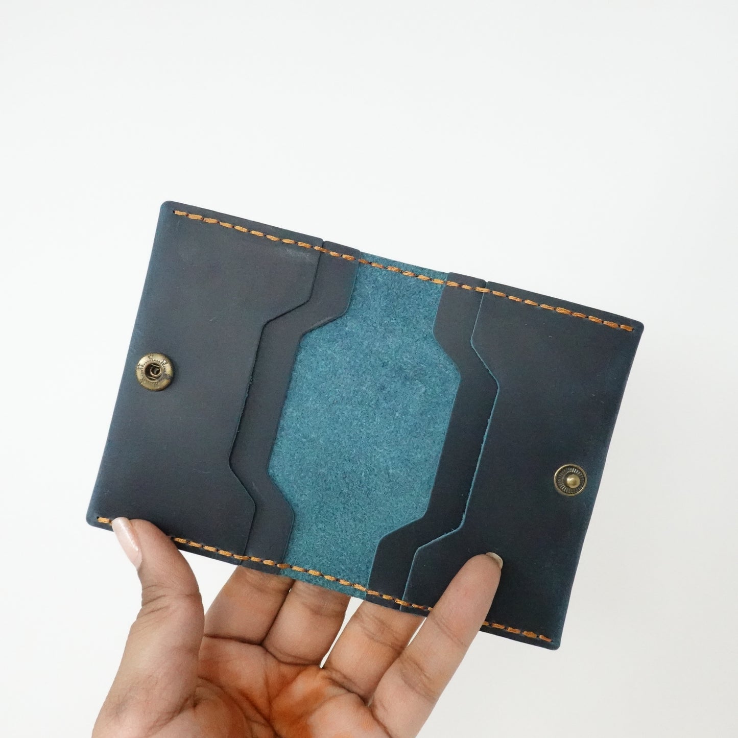 Genuine Leather Slim Card Case Wallet