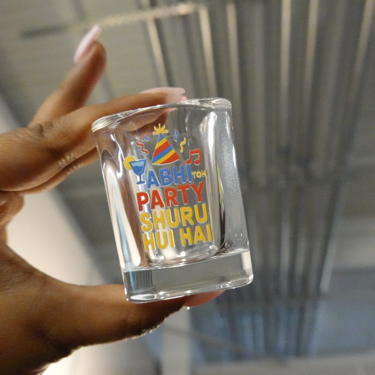 Abhi Toh Party Shuru Hui Hai Shot Glass
