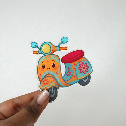 Decorated Scooter Acrylic Magnet – SD Exclusive