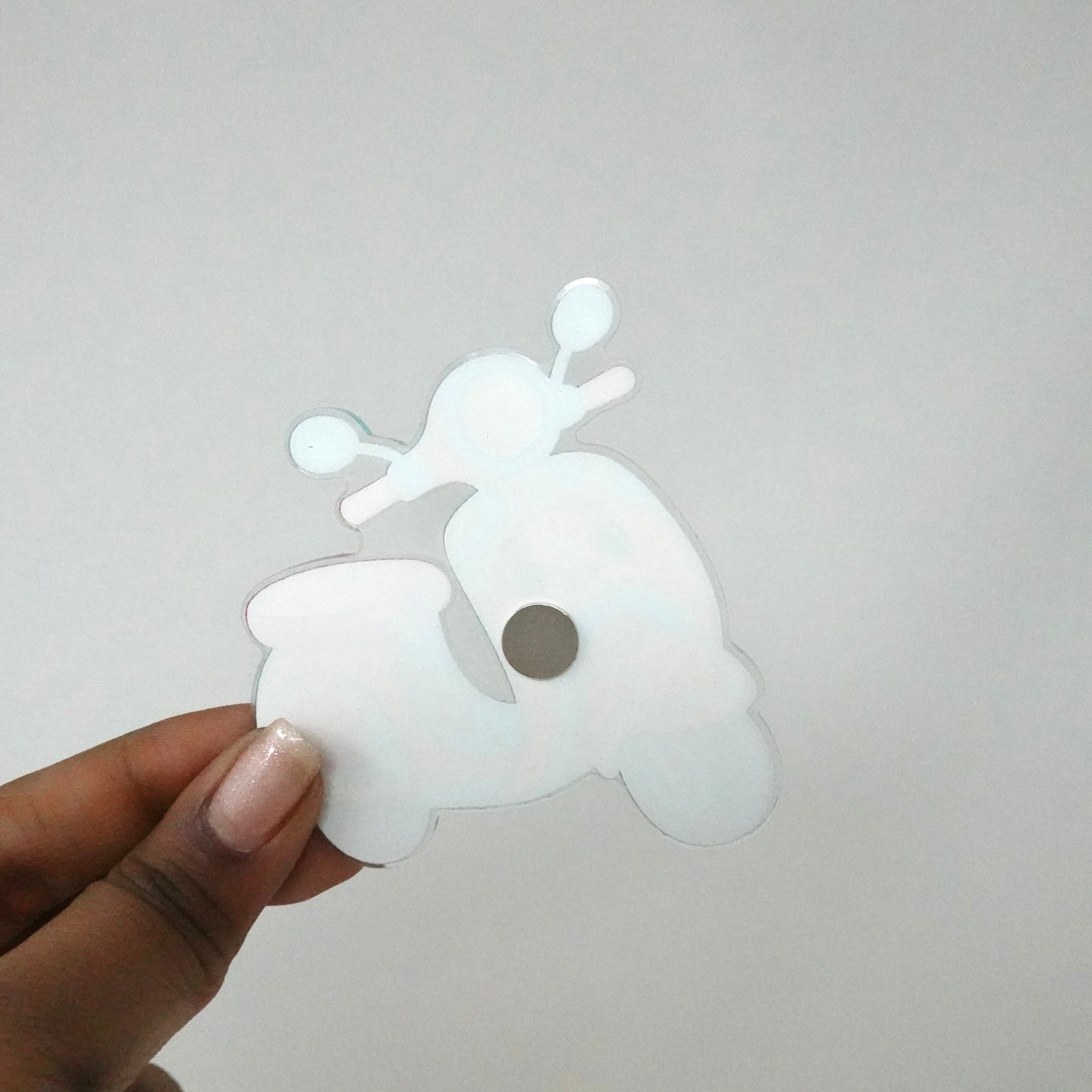 Decorated Scooter Acrylic Magnet – SD Exclusive