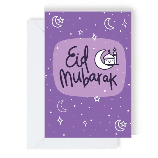 Eid Mubarak Greeting Card