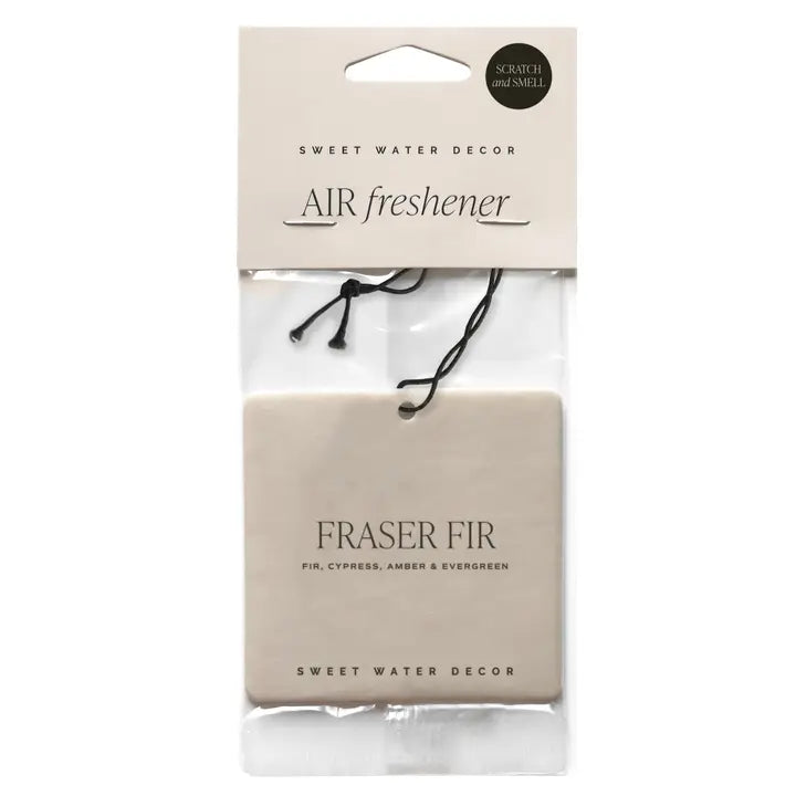 Fraser Fir Hanging Air Freshener - Christmas Decor