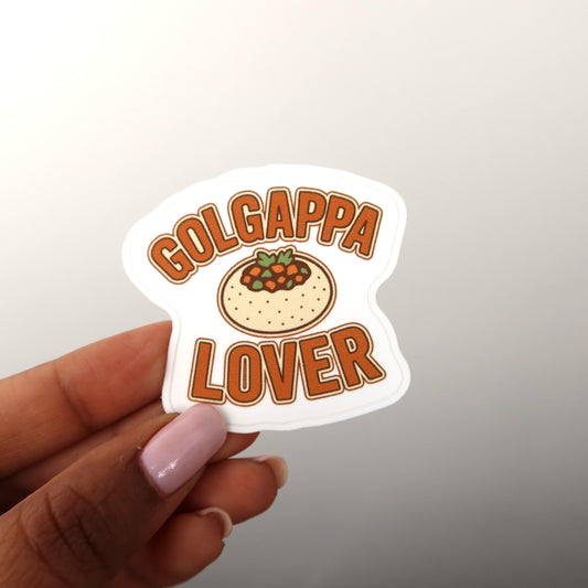 Golgappa Lover 2x2 Sticker