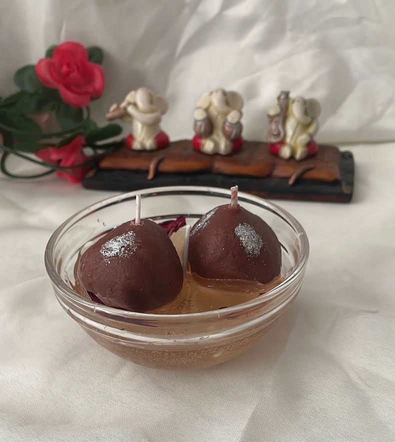 Gulab Jamun Candle