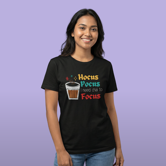 Hocus Pocus I Need Chai To Focus Tee