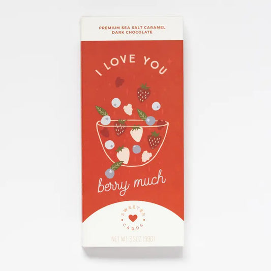 I Love You Card & Chocolate Bar in One – Berry Much