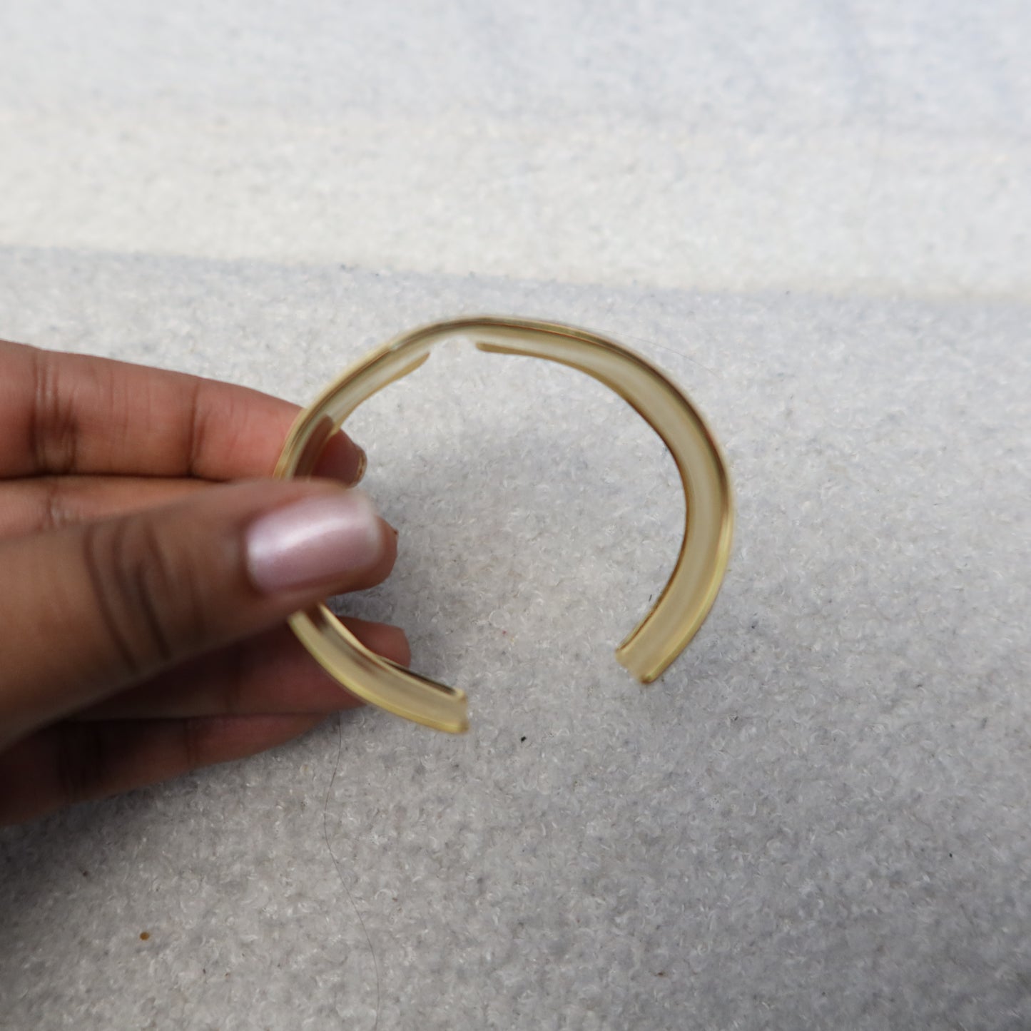 Clyde 18K Gold Non-Tarnish Abstract Bold Bangle - Yellow Gold