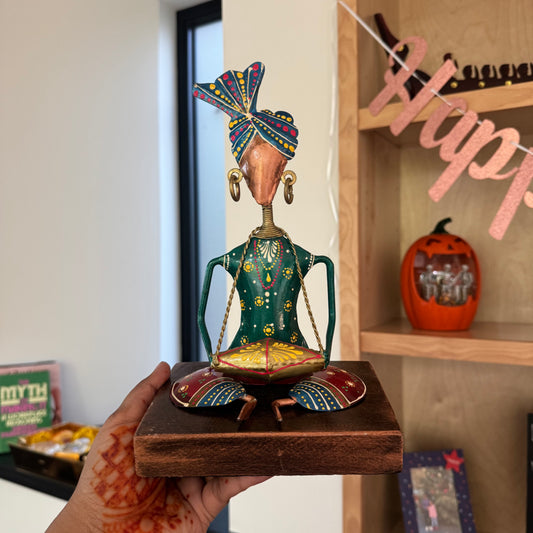 Varandah Handcrafted Iron Musician Figurines – Rajasthani Folk Collection