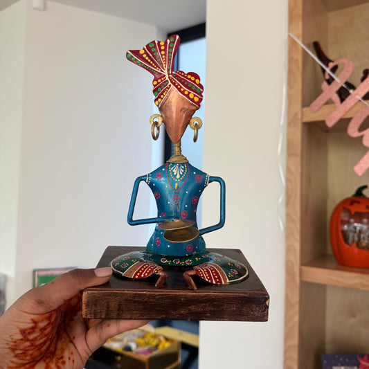 Varandah Handcrafted Iron Musician Figurines – Rajasthani Folk Collection