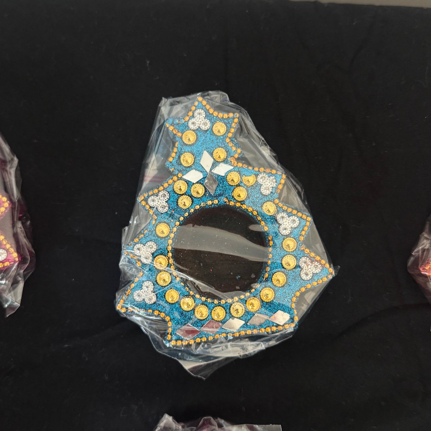 Varandah Tea Light Holder - Christmas Tree Blue