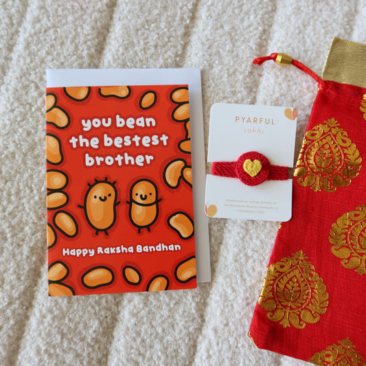You Bean the Bestest Brother Rakhi Bundle