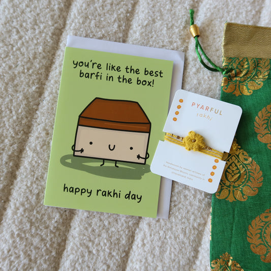 Best Barfi in the Box Rakhi Bundle