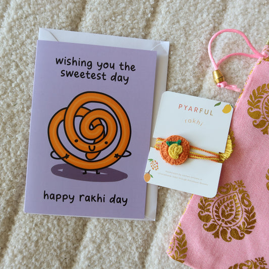 Sweetest Day Jalebi Rakhi Bundle
