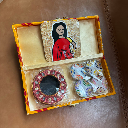 Mini Diwali Gift Box - Gold