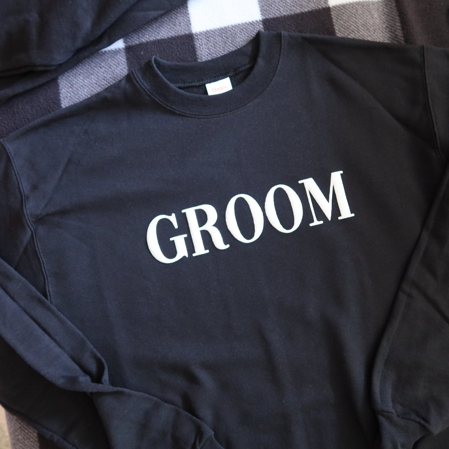 GROOM Puff Print Crewneck