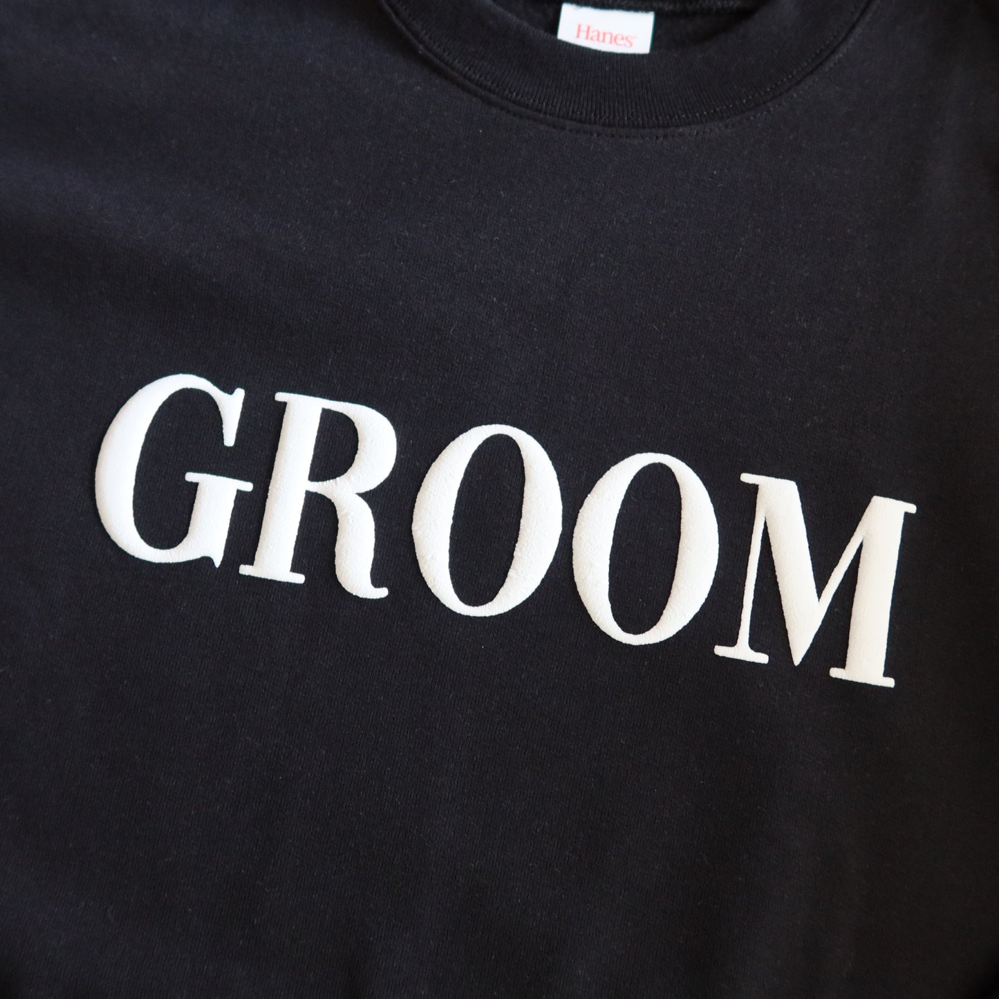 GROOM Puff Print Crewneck