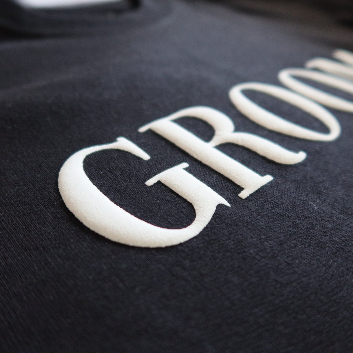 GROOM Puff Print Crewneck