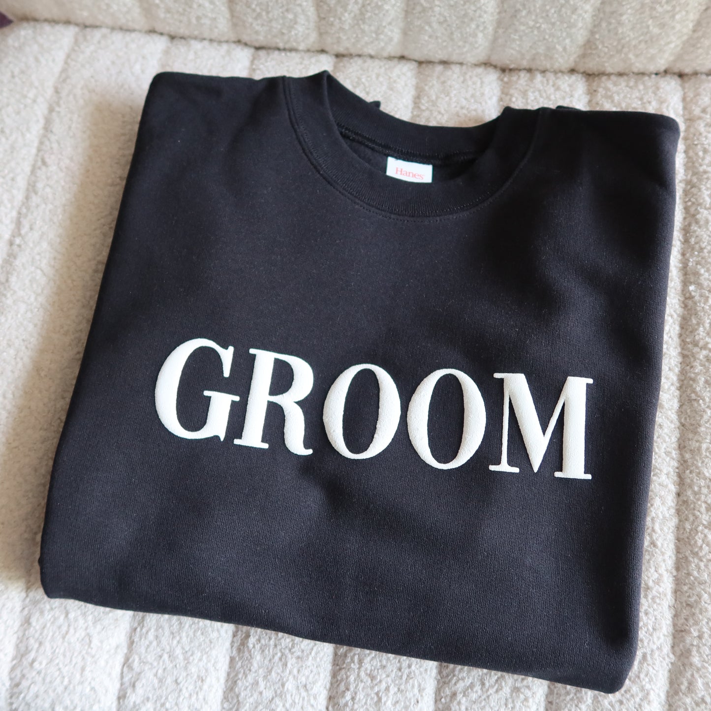 GROOM Puff Print Crewneck