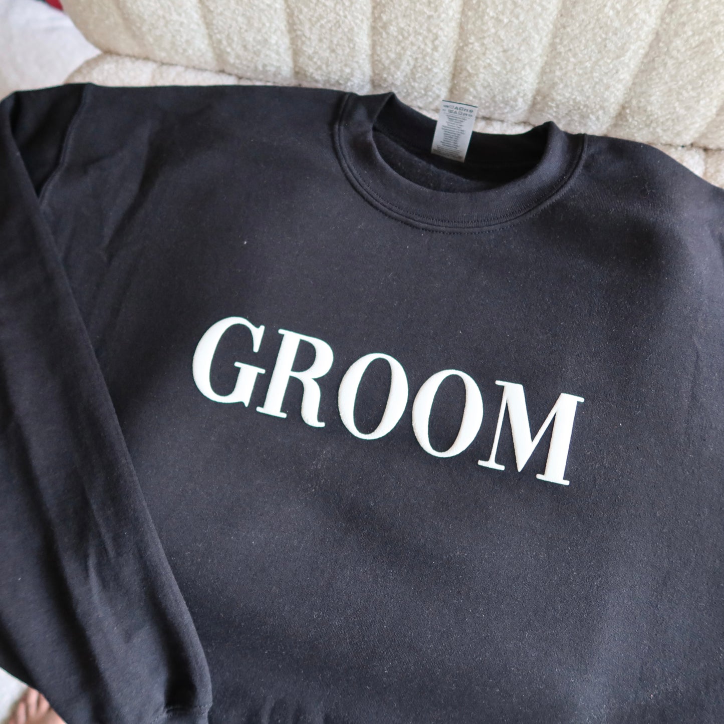 GROOM Puff Print Crewneck