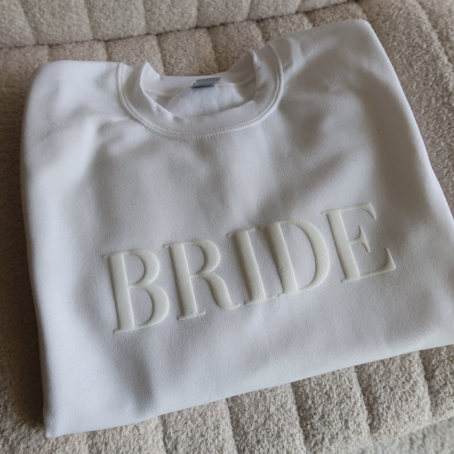 BRIDE Puff Print Crewneck