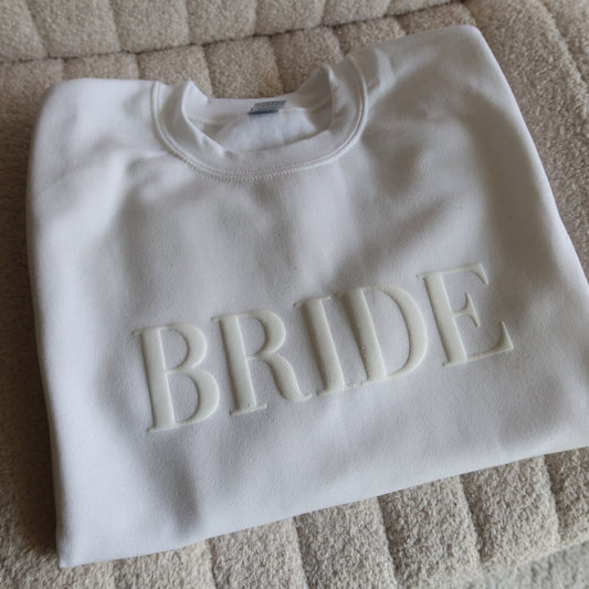 BRIDE Puff Print Crewneck
