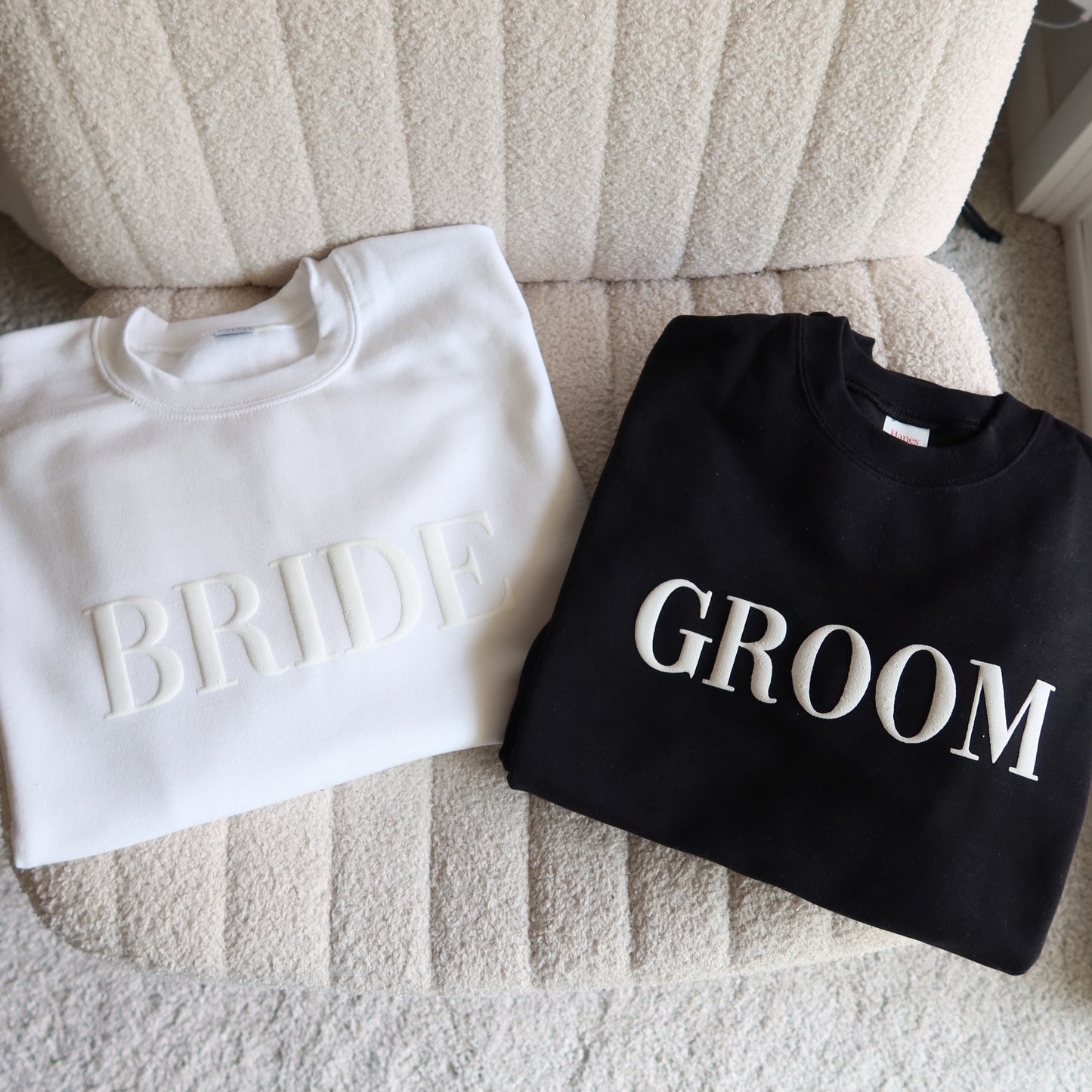 GROOM Puff Print Crewneck