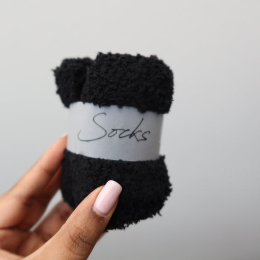 Fuzzy Socks - Black