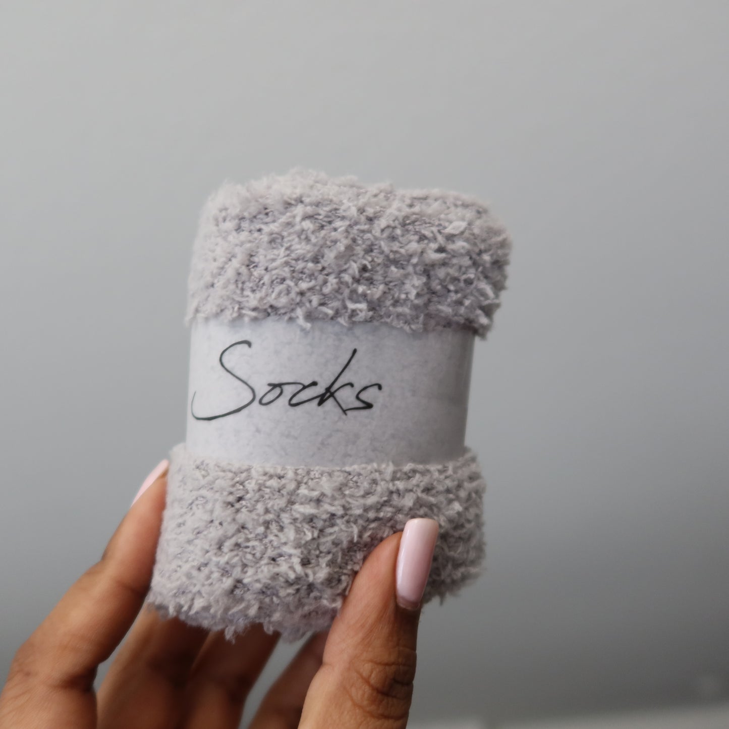 Fuzzy Socks - Grey