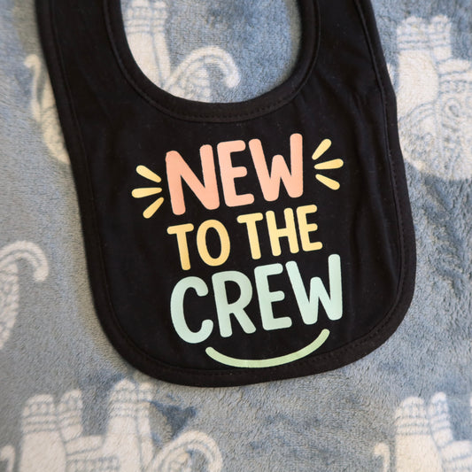 New to the Crew Baby Bib