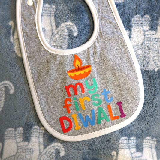 My First Diwali Baby Bib