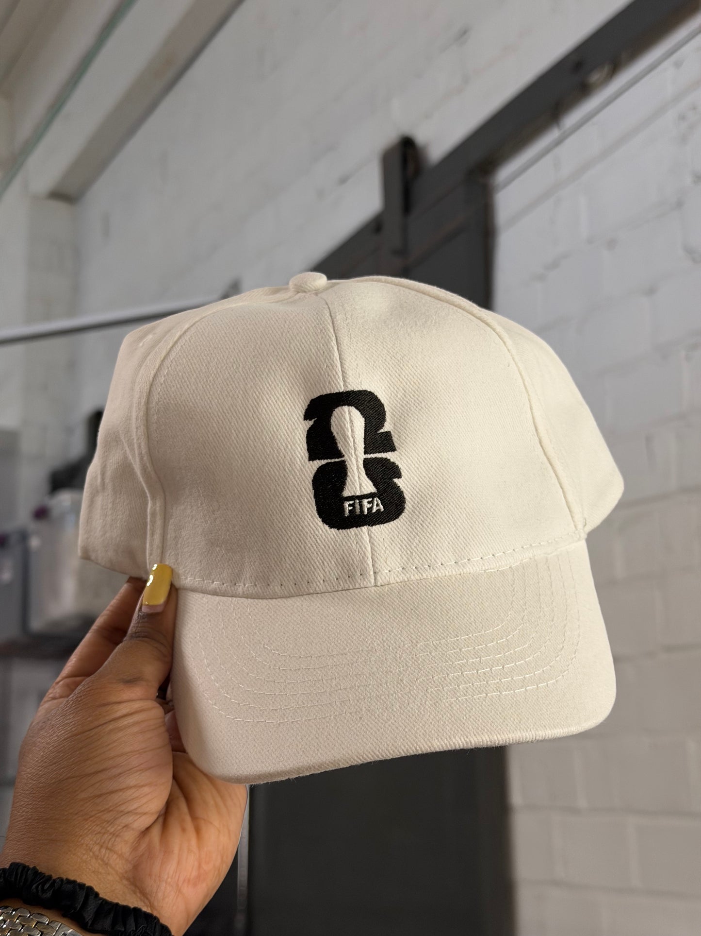 WORLD CUP 2026 Embroidered Cap - White
