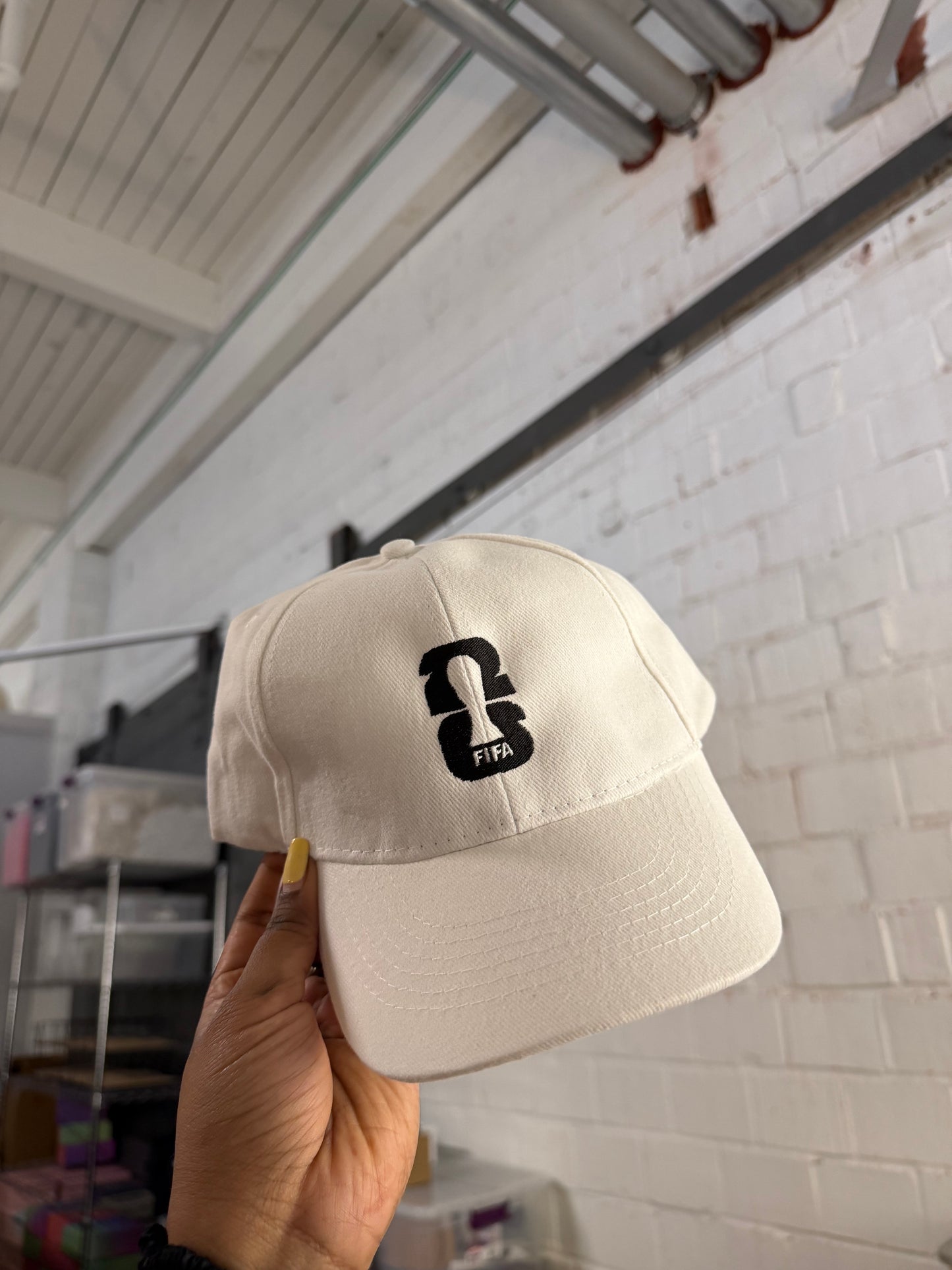 WORLD CUP 2026 Embroidered Cap - White
