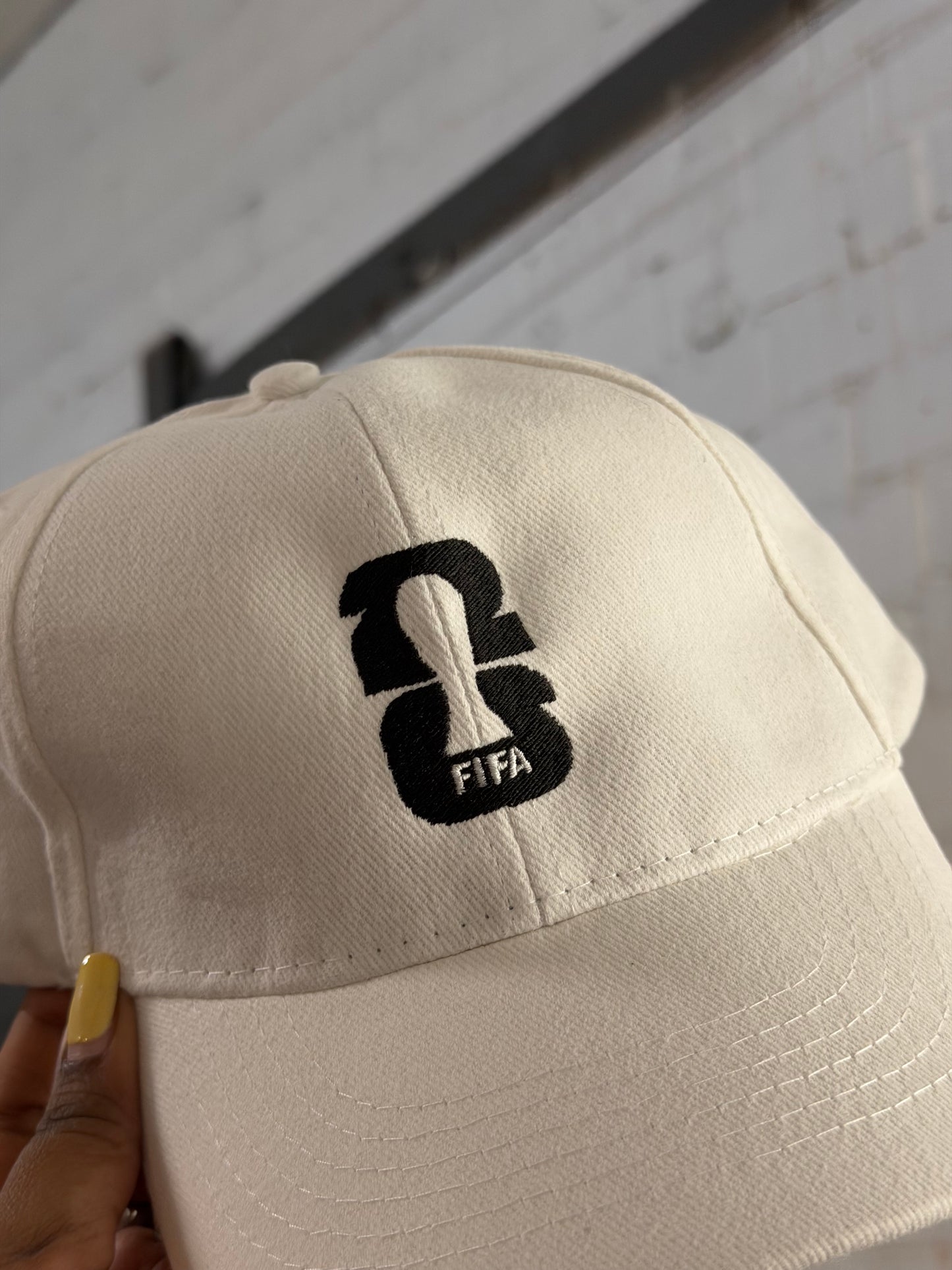 WORLD CUP 2026 Embroidered Cap - White