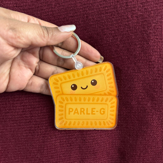 Parle-G Biscuit Keychain – SD Exclusive