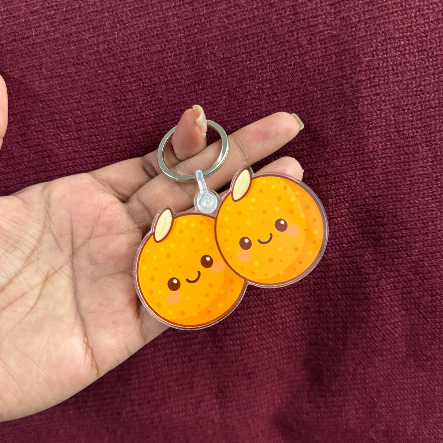 Motichoor Ladoo Keychain  – SD Exclusive