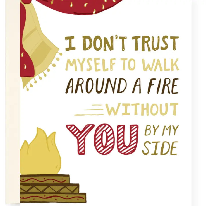 I Don't Trust Myself Greeting Card
