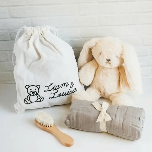 Liam & Louisa™ 3-Piece Snuggle Set - Bea Bunny - Gray