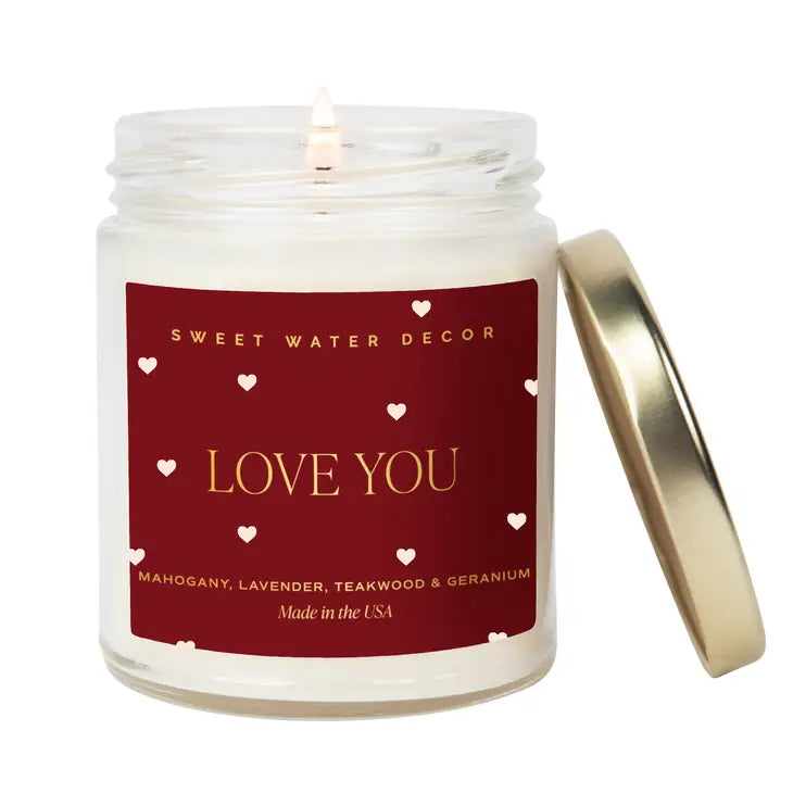 *New* Love You Soy Candle- Valentine's Day Gift & Home Decor