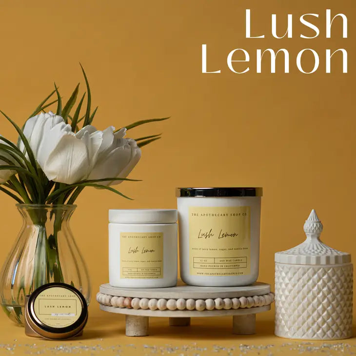 Lush Lemon Soy Wax Candles