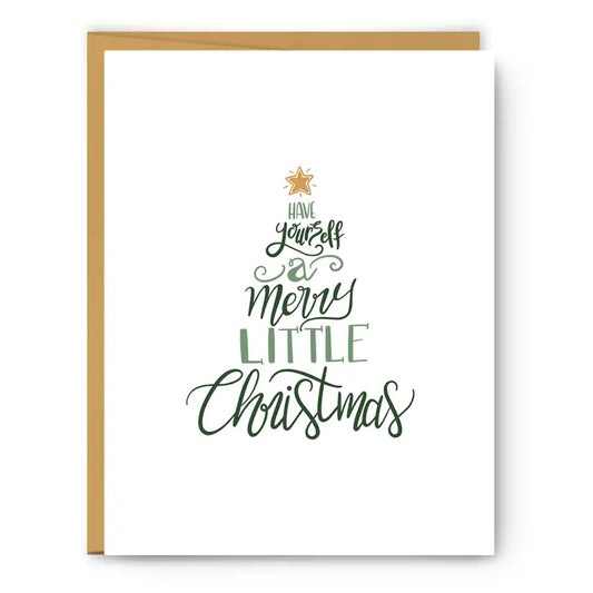 Merry Little Christmas - Festive Holiday Christmas Card