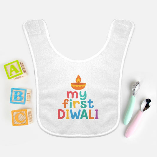 "My First Diwali" Baby Bib