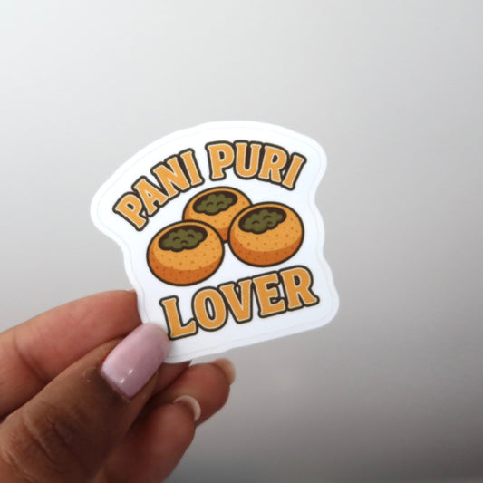 Pani Puri Lover 2x2 Sticker