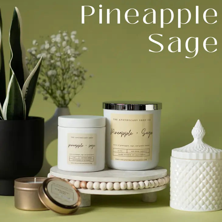 Pineapple Sage Soy Wax Candles