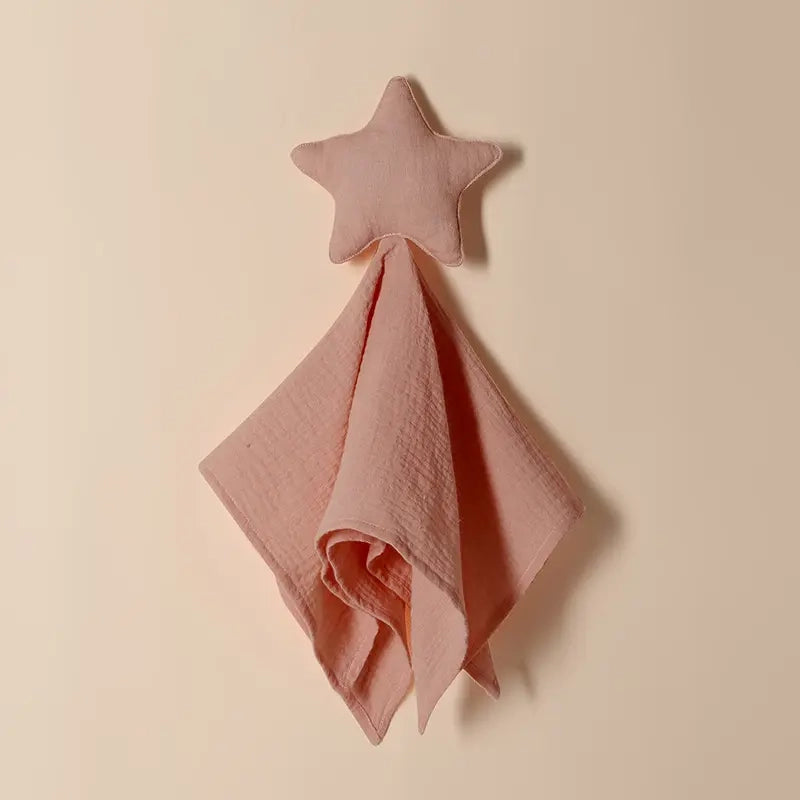 Security Blanket/ Lovey - Star - Pink