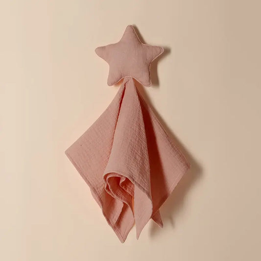 Security Blanket/ Lovey - Star - Pink
