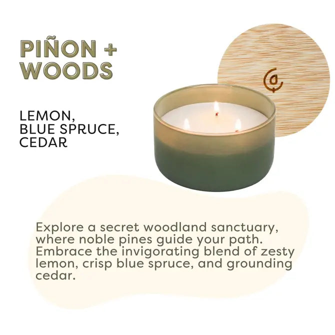 Piñon + Woods - Resilience Series 3 Wick Soy Candle